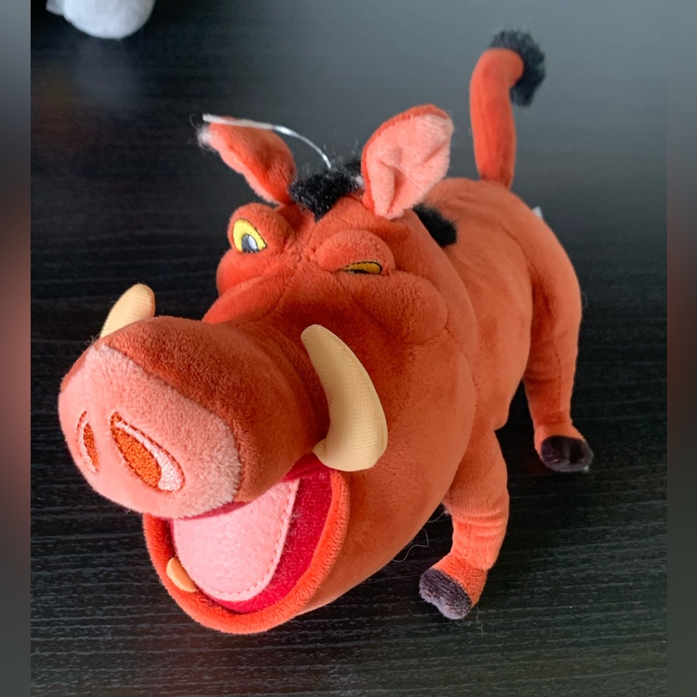 3/$25 Disney Store Exclusive Lion King Pumba Plush Stuffed Animal 8"